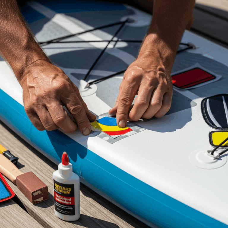 Inflatable SUP Repair How to Fix a Leak in Your Paddleboard