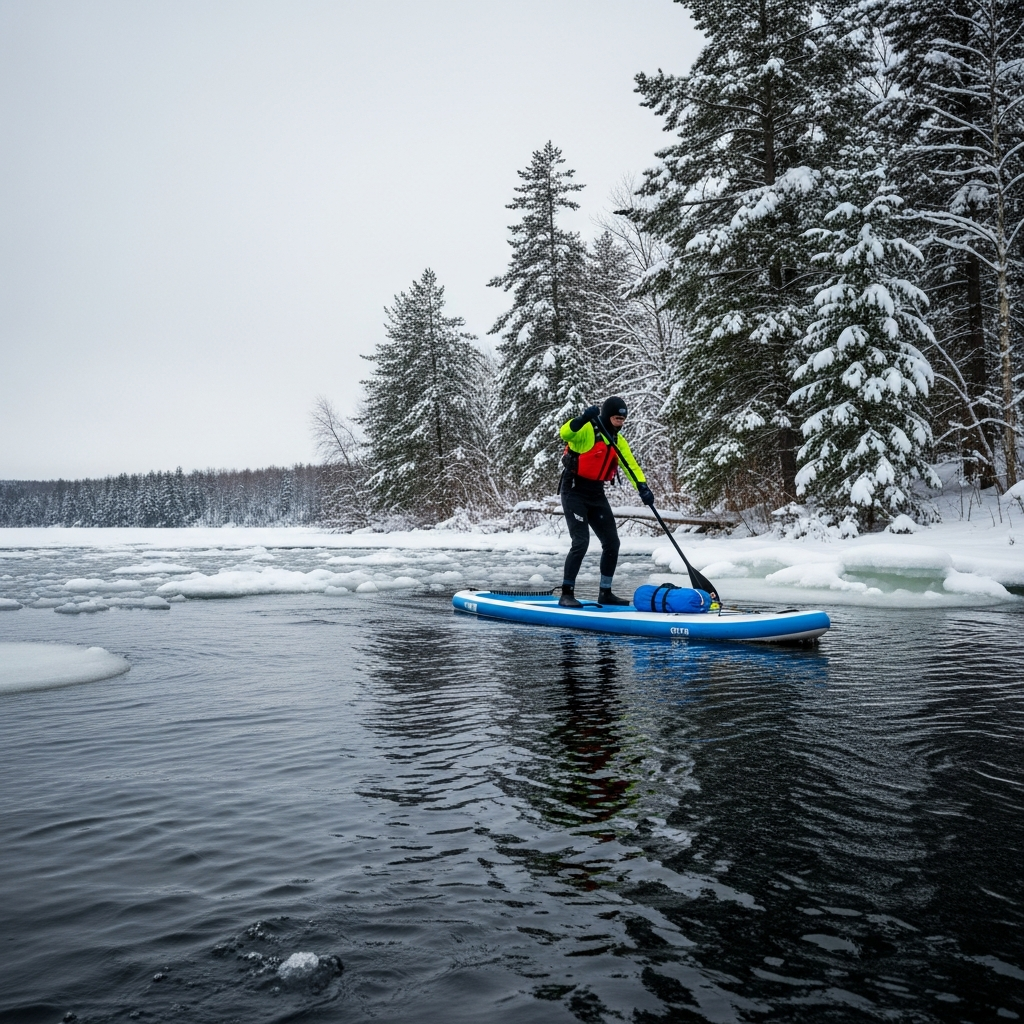 Paddleboarding in Cold Water — How to Stay Safe and Warm